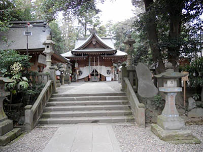 久伊豆神社（岩槻）にやってきました